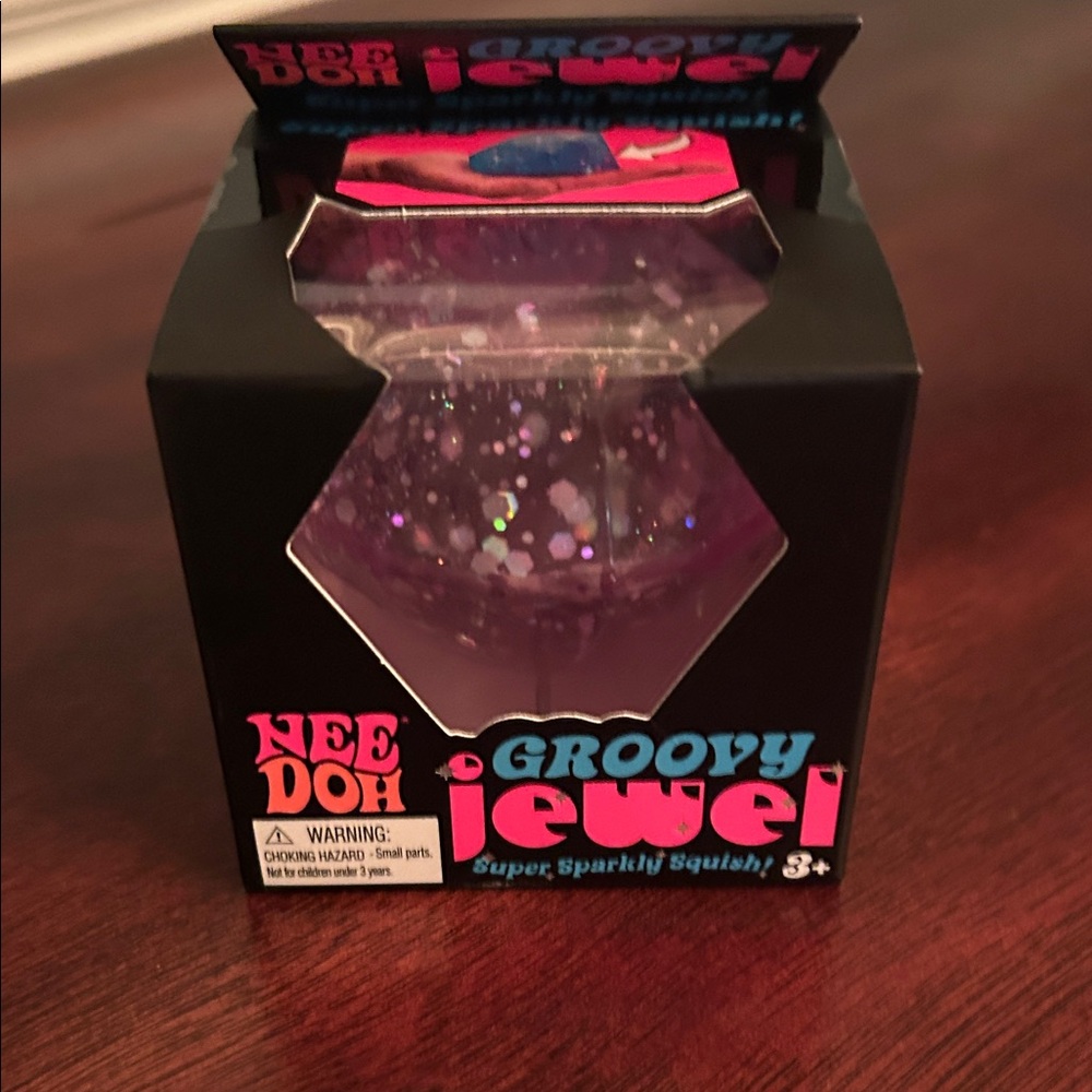 NeeDoh Groovy Jewel Purple Squishy Toy